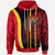 Papua New Guinea Zip Hoodie Special style Unisex Blue - Polynesian Pride