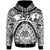 Polynesian Zip up Hoodie Guam Flag, Seal with Maui Moana Tattoo Unisex Reggae - Polynesian Pride