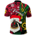 Vanuatu Christmas Joyeux Nol Santas God Yumi Polo Shirt LT2 - Polynesian Pride