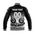(Custom Personalised) New Zealand Rugby Baseball Jacket - Maori style LT6 - Polynesian Pride
