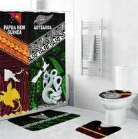 New Zealand And Papua New Guinea Bathroom Set Together - Green LT8 Green - Polynesian Pride