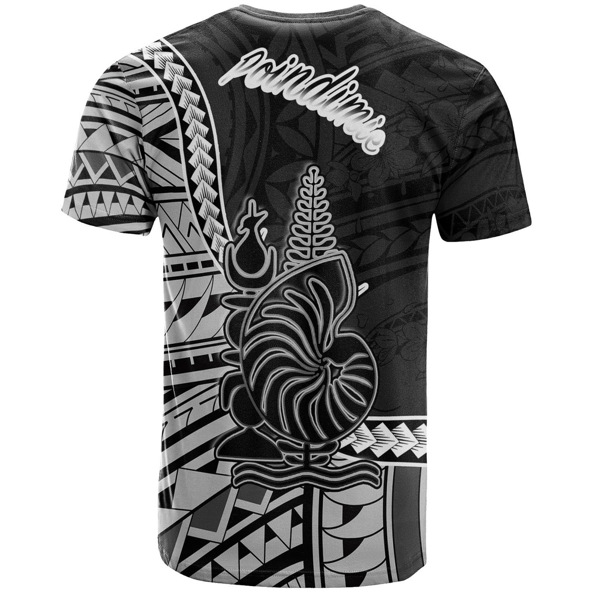 New Caledonia Islands T Shirt Poindimie Seal Of New Caledonia Islands Polynesian Patterns - Polynesian Pride