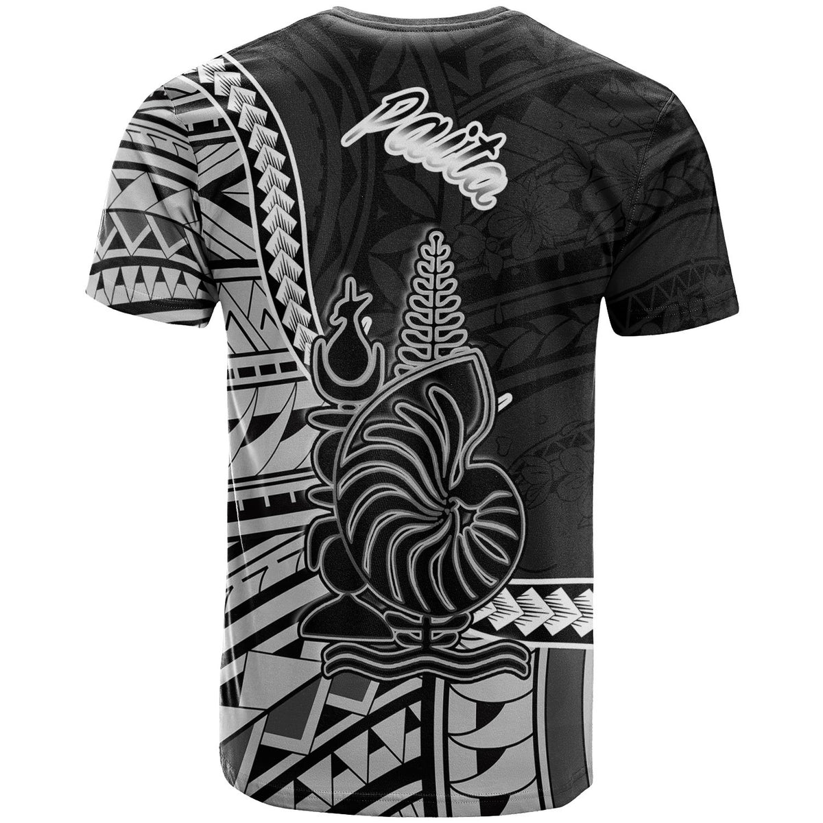 New Caledonia Islands T Shirt Paita Seal Of New Caledonia Islands Polynesian Patterns - Polynesian Pride
