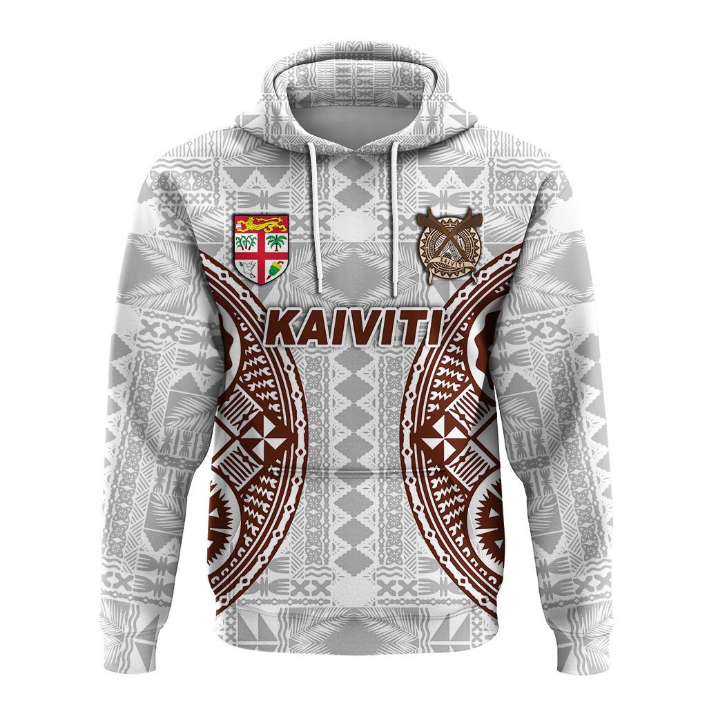 Custom Fiji Kaiviti Tapa Pattern Hoodie LT12 - Polynesian Pride