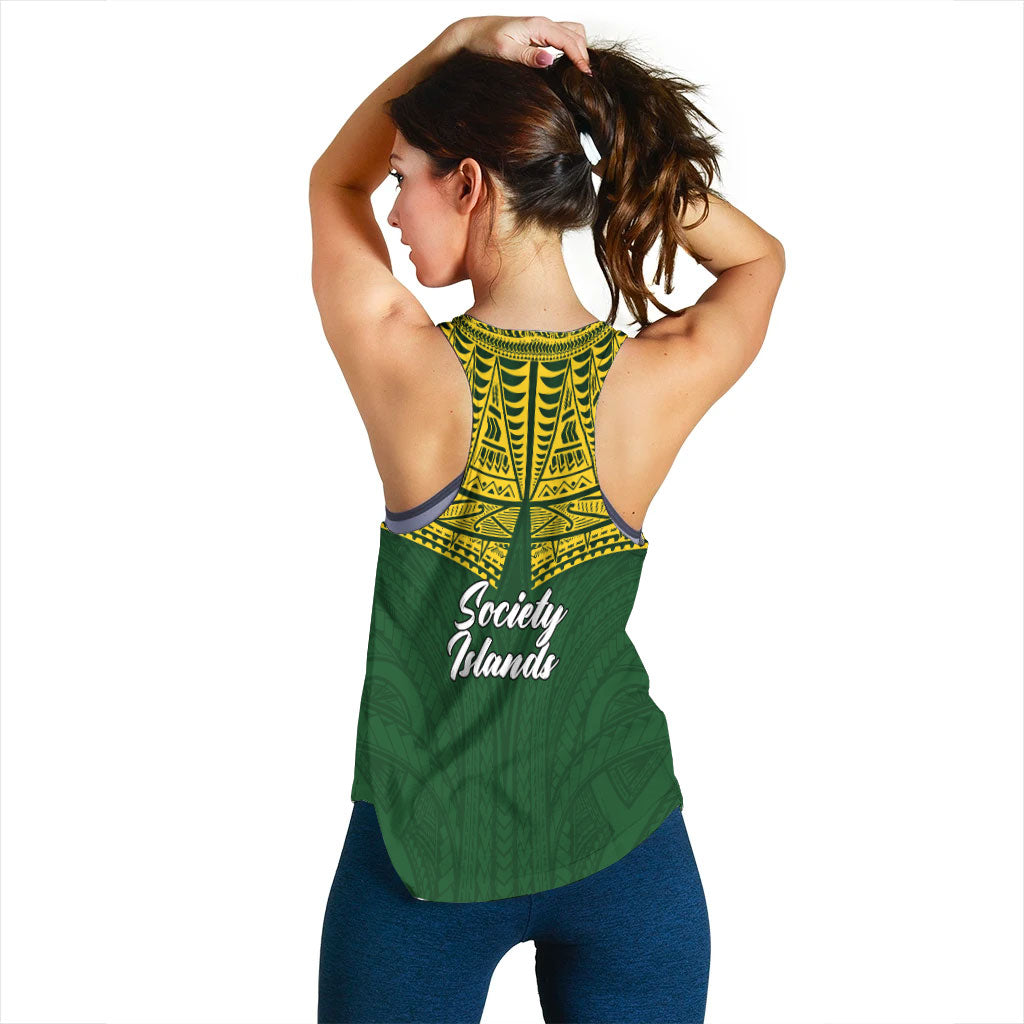 (Custom Personalised) Society Islands Pride Women Tank Top - LT12 - Polynesian Pride