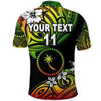 Custom FSM Chuuk Polo Shirt Unique Vibes Reggae LT8 - Polynesian Pride