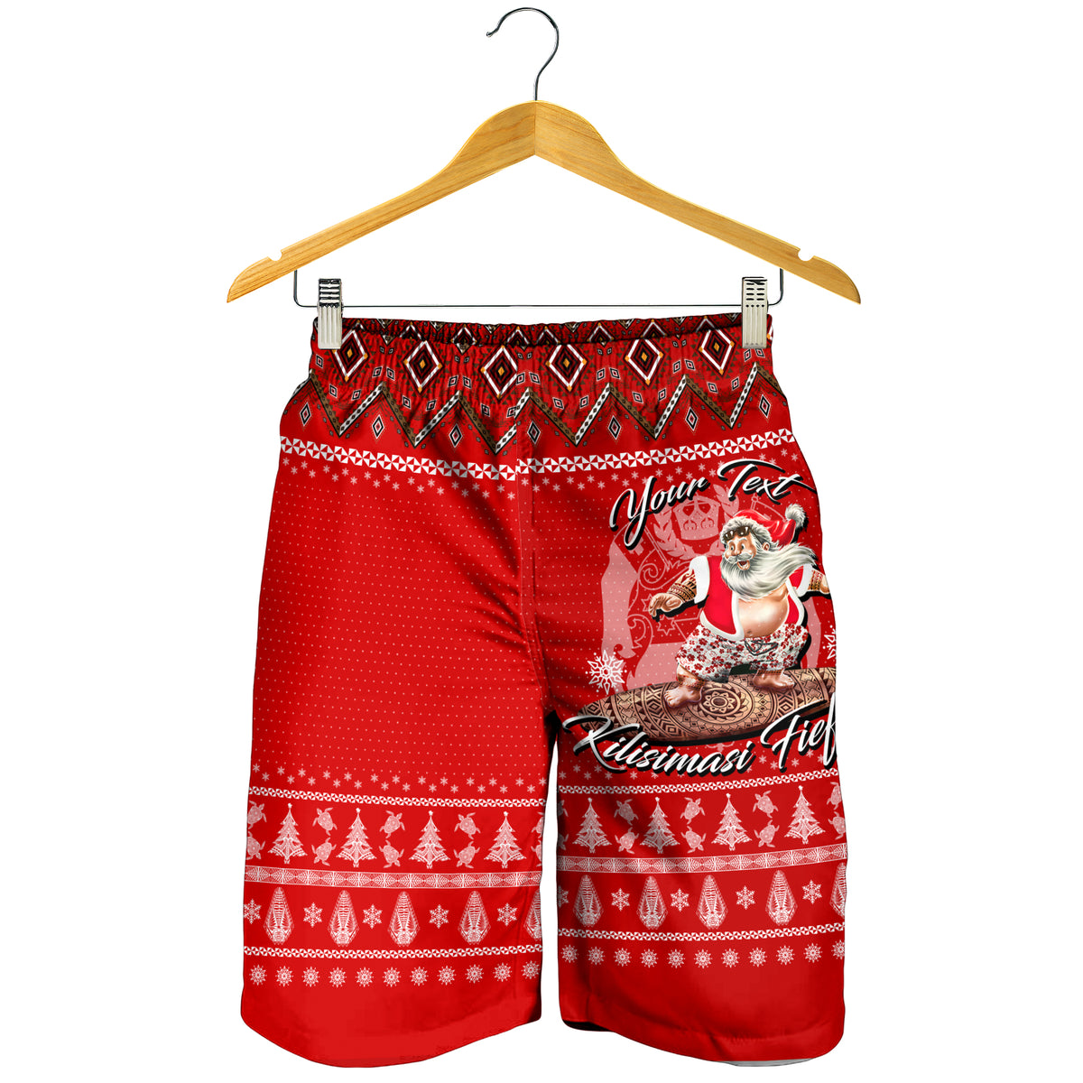 (Custom Personalised) Tonga Christmas - Kilisimasi Fiefia Santas Polynesia Men Short - LT2 - Polynesian Pride