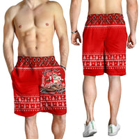 (Custom Personalised) Tonga Christmas - Kilisimasi Fiefia Santas Polynesia Men Short - LT2 - Polynesian Pride