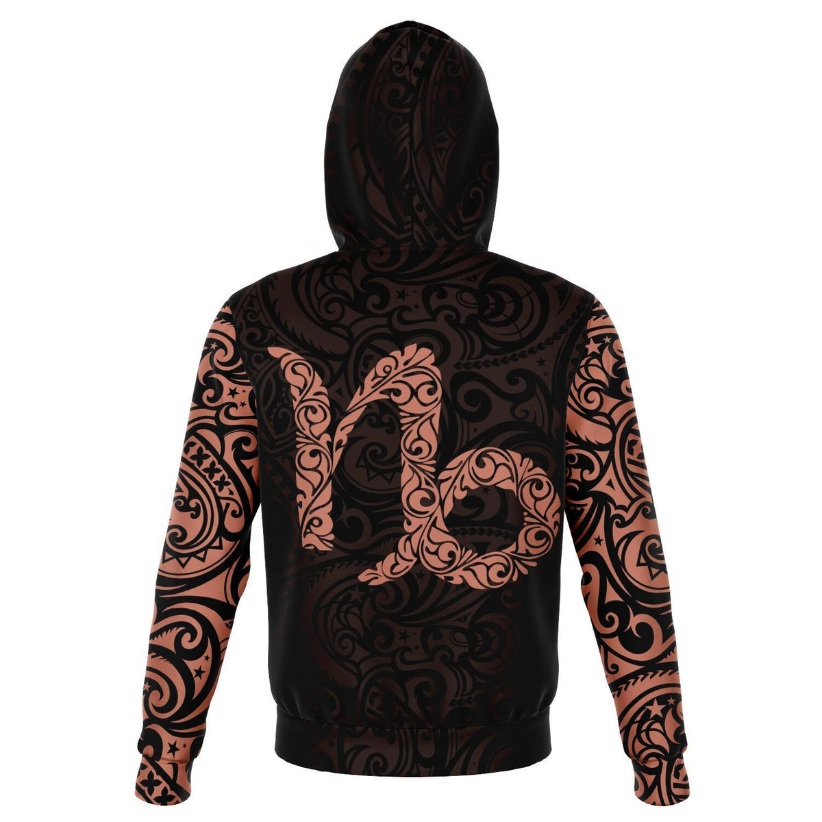Capricorn Zodiac Hoodie Aotearoa Maori Tattoo - Polynesian Pride