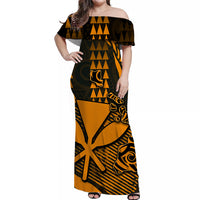 Custom Matching Hawaiian Outfits For Coupless Summer Hawaii Kanaka Map Matching Dress and Hawaiian Shirt Style No.3 LT6 - Polynesian Pride
