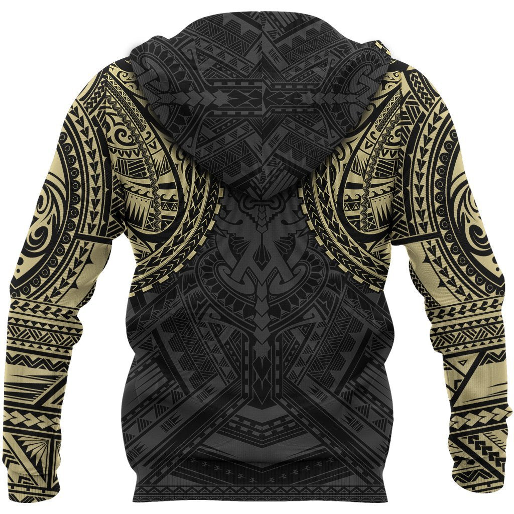 Maori Hoodie, Polynesian Tattoo All Over Print Hoodie - Polynesian Pride
