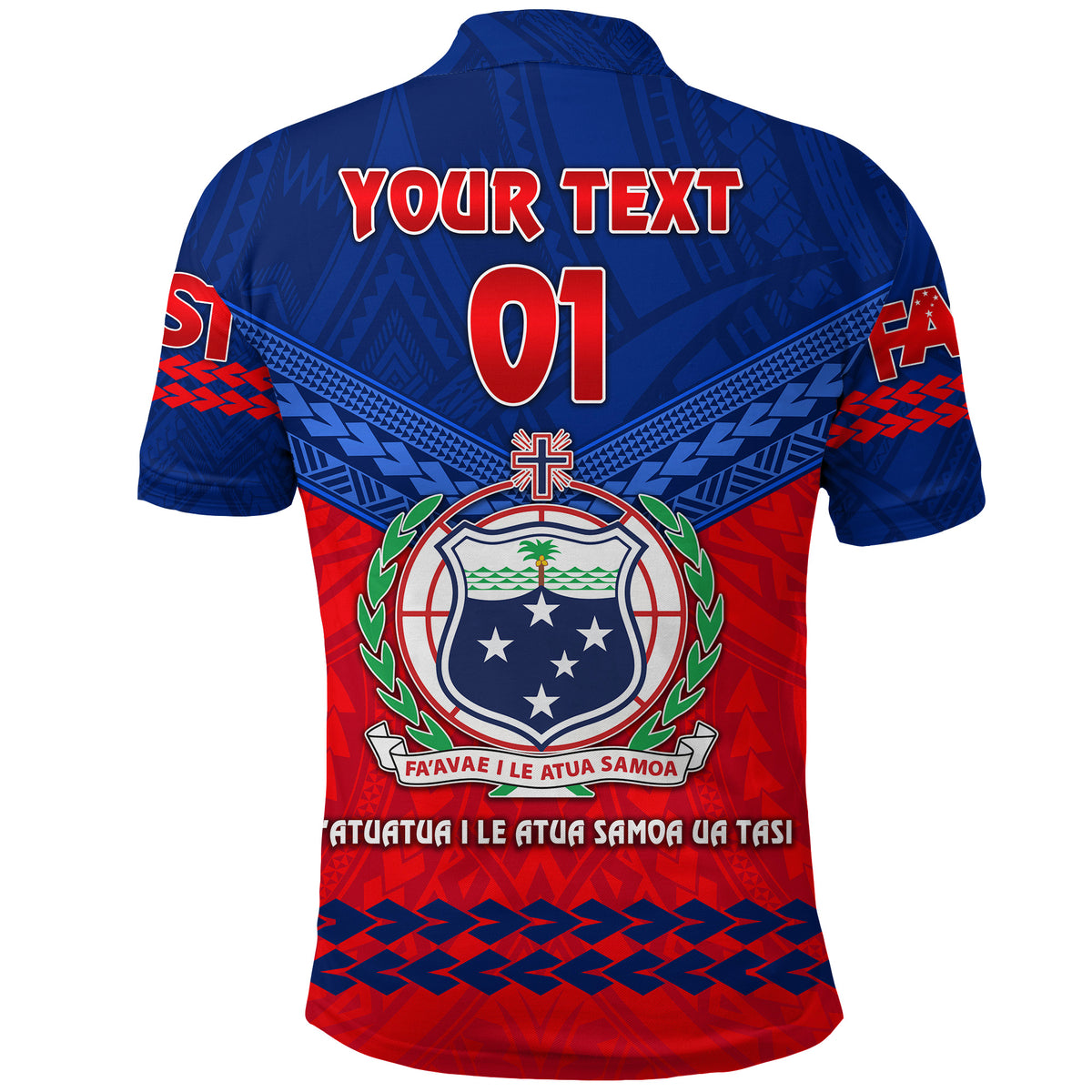 Custom Samoa FAST Party Polo Shirt Simple Style LT8 - Polynesian Pride