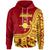 Rotuma Hoodie Maftoa Flag Rotuma Unisex Red - Polynesian Pride