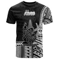 New Caledonia Islands T Shirt Kone Seal Of New Caledonia Islands Polynesian Patterns Unisex Black - Polynesian Pride