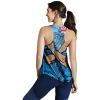 Fiji Bula Flag Racerback Tank LT10 - Polynesian Pride