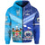 Fiji Samoa Zip Hoodie Together LT8 - Polynesian Pride