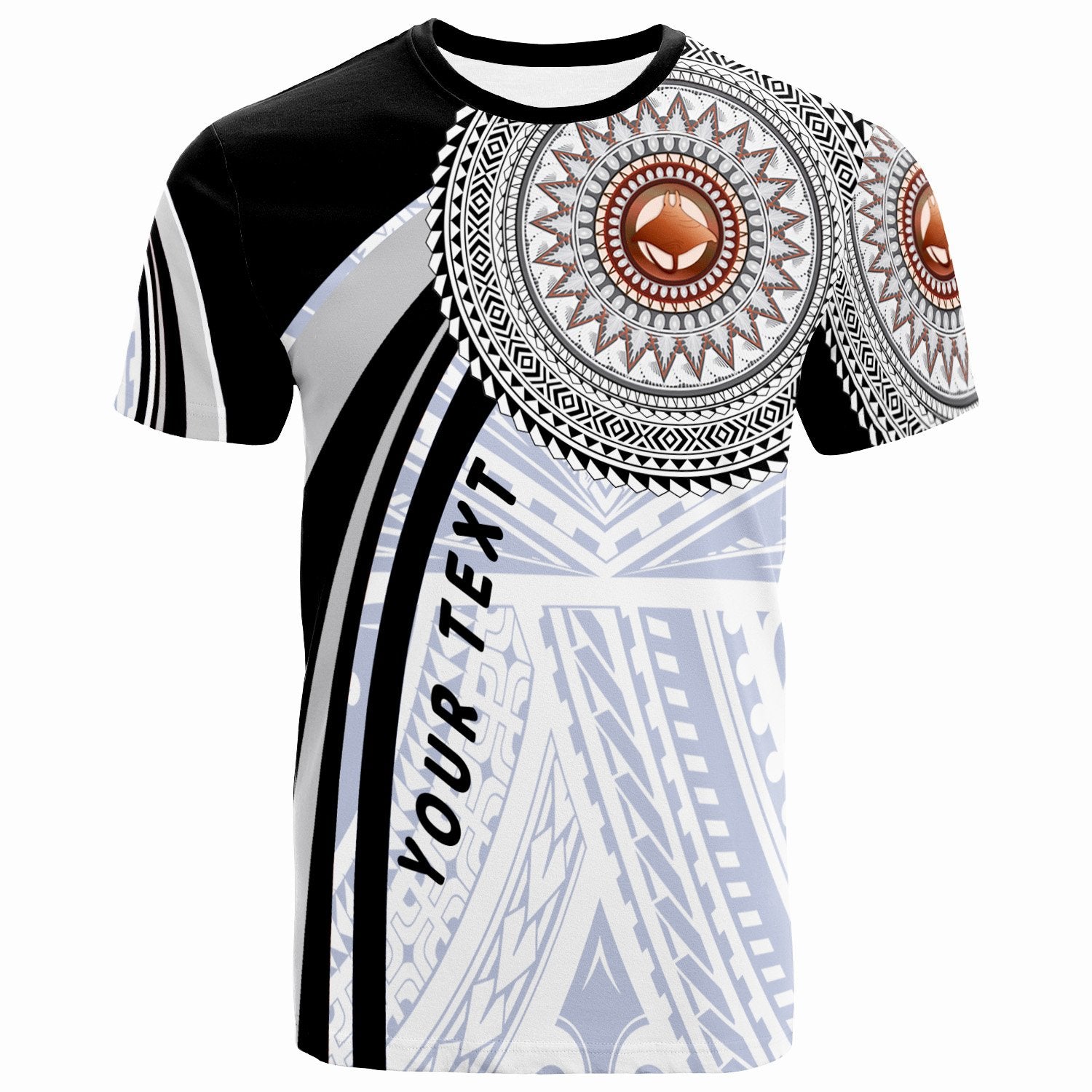 Federated States of Micronesia Custom T Shirt Micronesia Handicraft Unisex Black - Polynesian Pride