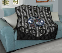 Hawaii Premium Quilt - Turtle Hibiscus Pattern - Polynesian Pride