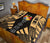 Tonga Premium Quilt - Tonga Coat Of Arms Polynesian Gold Tattoo - Polynesian Pride