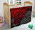 Tonga Polynesian Premium Quilt - Red Turtle Flowing - Polynesian Pride