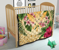 Hawaii Premium Quilt - Kanaka Maoli Premium Quilt Strong Pattern Hibiscus Plumeria AH - Polynesian Pride