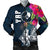 YAP Men's Bomber Jacket - YAP Summer Vibes Blue - Polynesian Pride