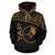Yap All Over Hoodie Micronesia Curve Gold Style - Polynesian Pride