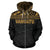 Vanuatu Polynesian Zip up Hoodie Gold - Polynesian Pride