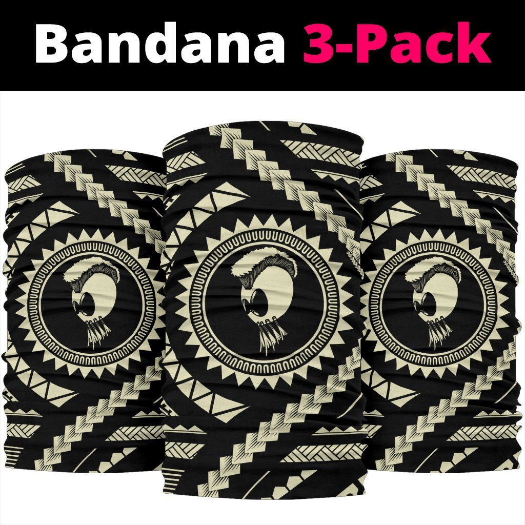 Hawaiian Ikaika Warrior Beige Bandana 1psc - Polynesian Pride