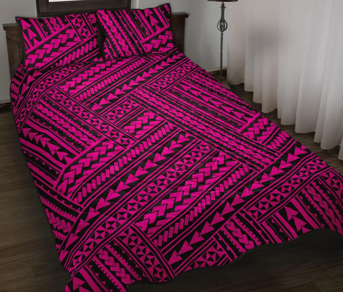 Hawaii Quilt Bed Set Polynesia Nation AH - Polynesian Pride