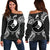 Yap Polynesian Shoulder Sweater Map Black Black - Polynesian Pride