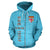 Fiji Tapa Zip up Hoodie Fiji Flag Coat of Arms Is In My DNA - Polynesian Pride