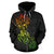 Zip up Hoodie Guam Family Turtles Map Polynesian Rasta - Polynesian Pride