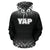 Yap All Over Hoodie Black Fog Style - Polynesian Pride