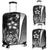 Yap Micronesian Luggage Covers White - Turtle With Hook White - Polynesian Pride