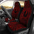Yap Car Seat Cover - Yap Coat Of Arms Polynesian Red Black Universal Fit Red - Polynesian Pride
