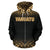 Vanuatu Polynesian Zip up Hoodie Gold Fog - Polynesian Pride