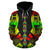 Vanuatu Polynesian Zip up Hoodie Reggae Tattoo - Polynesian Pride