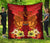 Papua New Guinea Personalised Premium Quilt - Tribal Tuna Fish Black - Polynesian Pride