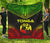 Tonga Premium Quilt - Tonga Coat Of Arms Polynesian Chief Reggae Version - Polynesian Pride
