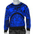 Polynesian Men's Sweaters - Guam Flag, Seal with Maui Moana Tattoo Unisex Blue - Polynesian Pride