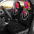 Yap Car Seat Covers - Polynesian Hibiscus Pattern Universal Fit Black - Polynesian Pride