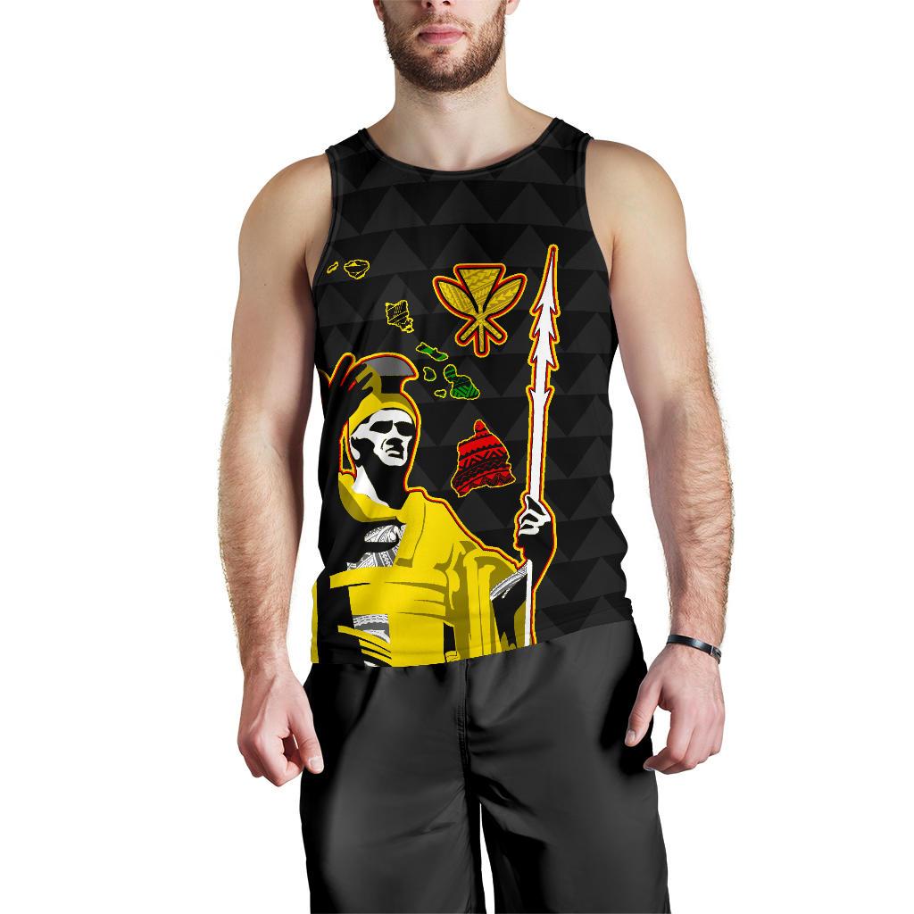 Hawaiian King Guardian Men's Tank Top - Polynesian Pride