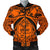 Polynesian Men's Bomber Jackets - Guam Flag, Seal with Maui Moana Tattoo Orange - Polynesian Pride