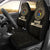 Cook Islands Car Seat Covers (Set Of Two) Universal Fit Black - Polynesian Pride