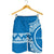 Yap Polynesian All Over Print Men's Short Blue - Polynesian Pride