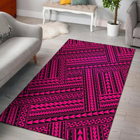 Hawaii Area Rug Polynesian Nation AH Rug Pink - Polynesian Pride