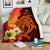 Papua New Guinea Custom Personalised Premium Blankets - Tribal Tuna Fish - Polynesian Pride