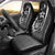 Yap Micronesian Car Seat Covers White - Turtle With Hook Universal Fit White - Polynesian Pride