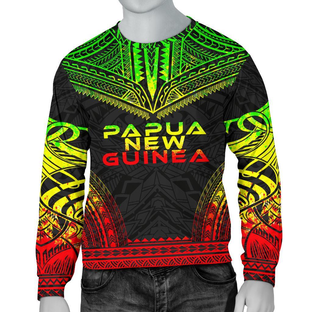 Papua New Guinea Sweater - Polynesian Chief Reggae Version Unisex Reggae - Polynesian Pride